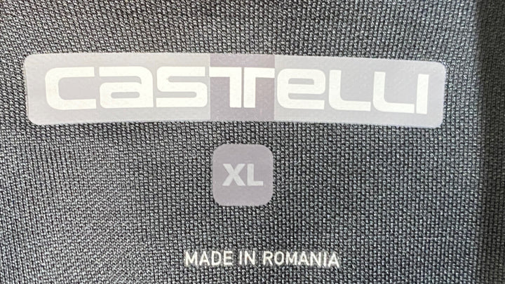 KI786 カステリ CASTELLI 長袖 サイクルジャケット 黒 XL 裏起毛 GORE TEX INFINIUM