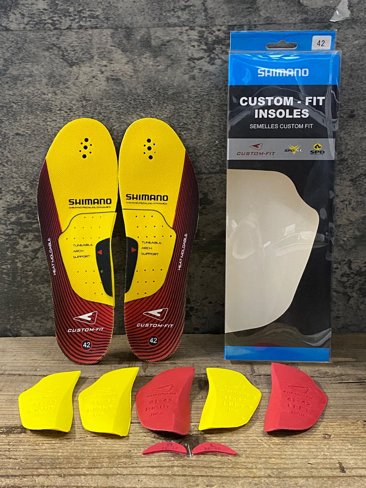 KN627 シマノ SHIMANO CUSTOM - FIT INSOLES インソール 黄 EU42