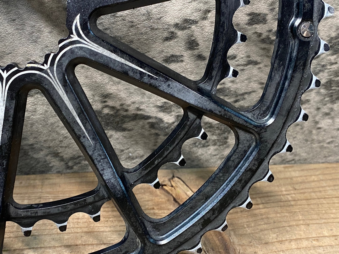 JN623 ホログラム HOLLOWGRAM SPIDERING チェーンリング ダブル 53/39T 10ARM