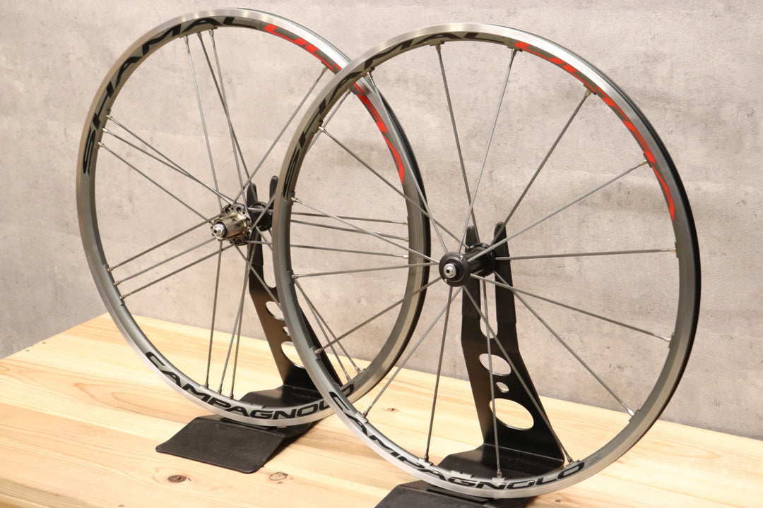 カンパニョーロ Campagnolo シャマルウルトラ SHAMAL ULTRA チタンカラー アルミ クリンチャー ホイールセット カンパ11/12S 【さいたま浦和店】