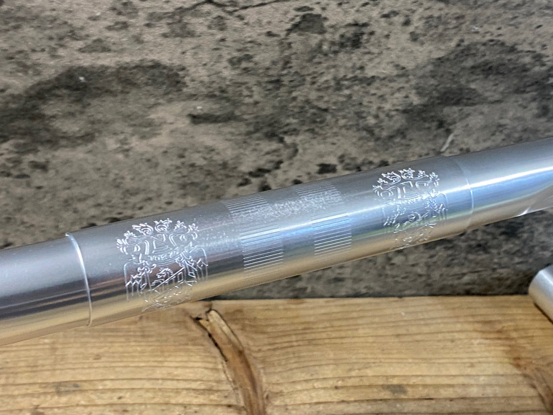 KJ377 日東 NITTO M151F アルミドロップハンドル シルバー 400mm Φ26.0