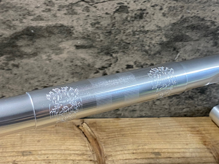 KJ377 日東 NITTO M151F アルミドロップハンドル シルバー 400mm Φ26.0