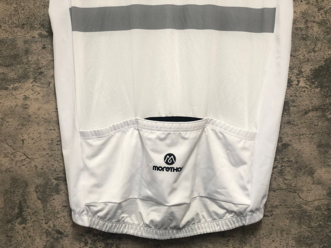 KL363 モーゼン MORETHAN サイクルベスト ジレ 白 2XL