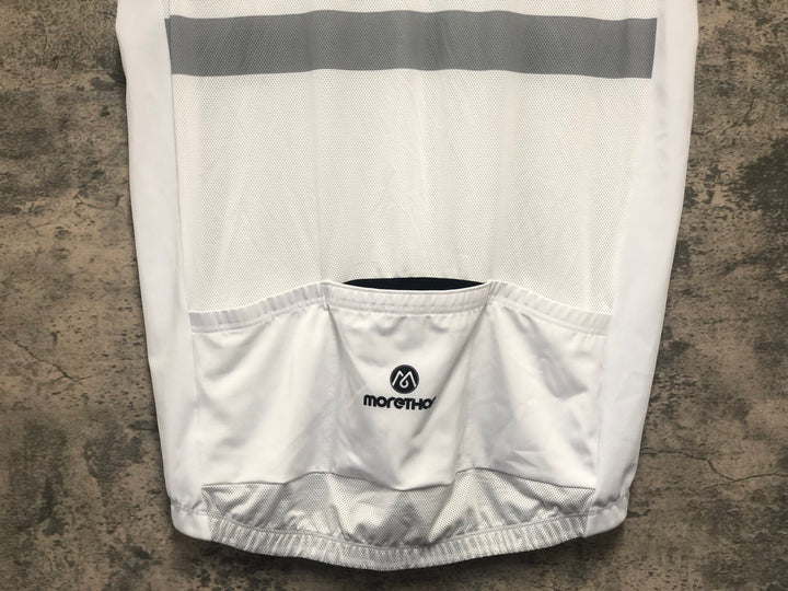 KL363 モーゼン MORETHAN サイクルベスト ジレ 白 2XL