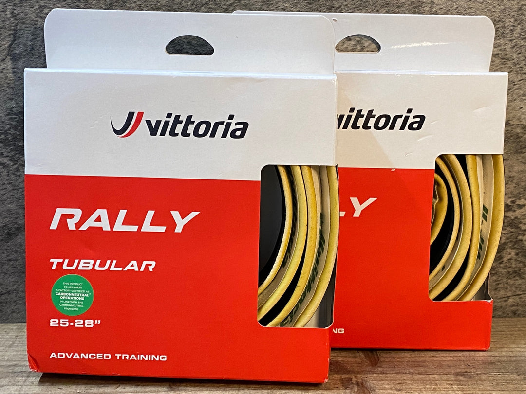 JN837 ヴィットリア vittoria ラリー RALLY TUBULAR チューブラータイヤ 25-28" 2本セット