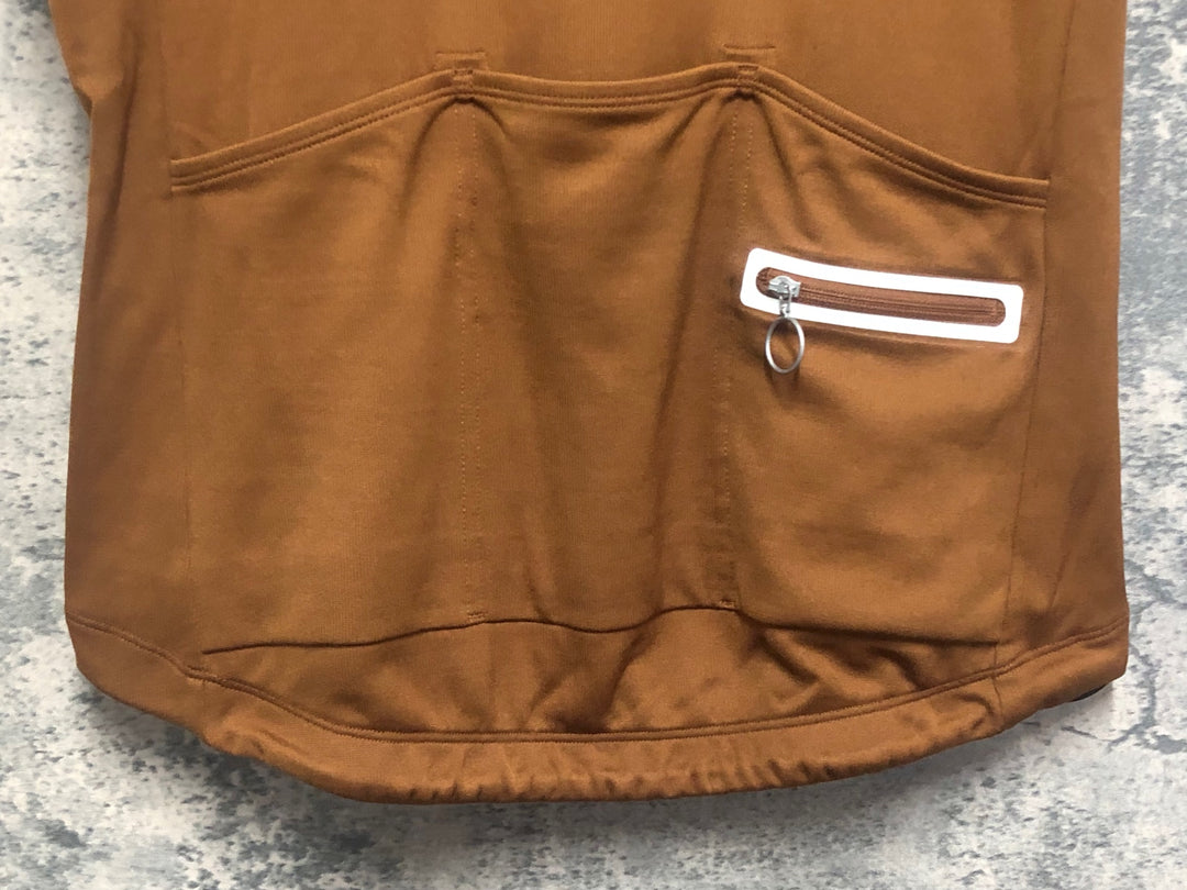 KO848 ラファ Rapha CLASSIC JERSEY 半袖 サイクルジャージ ブラウン M