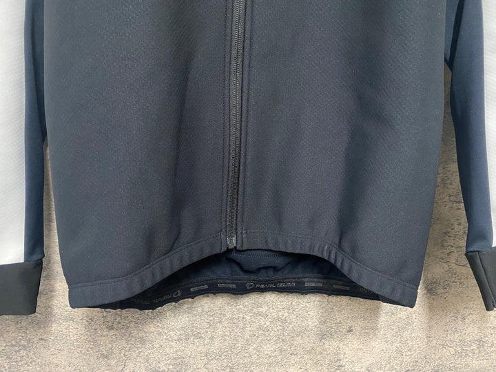 JG792 パールイズミ PEARL iZUMi 長袖 サイクルジャケット 白 黒 M 裏起毛