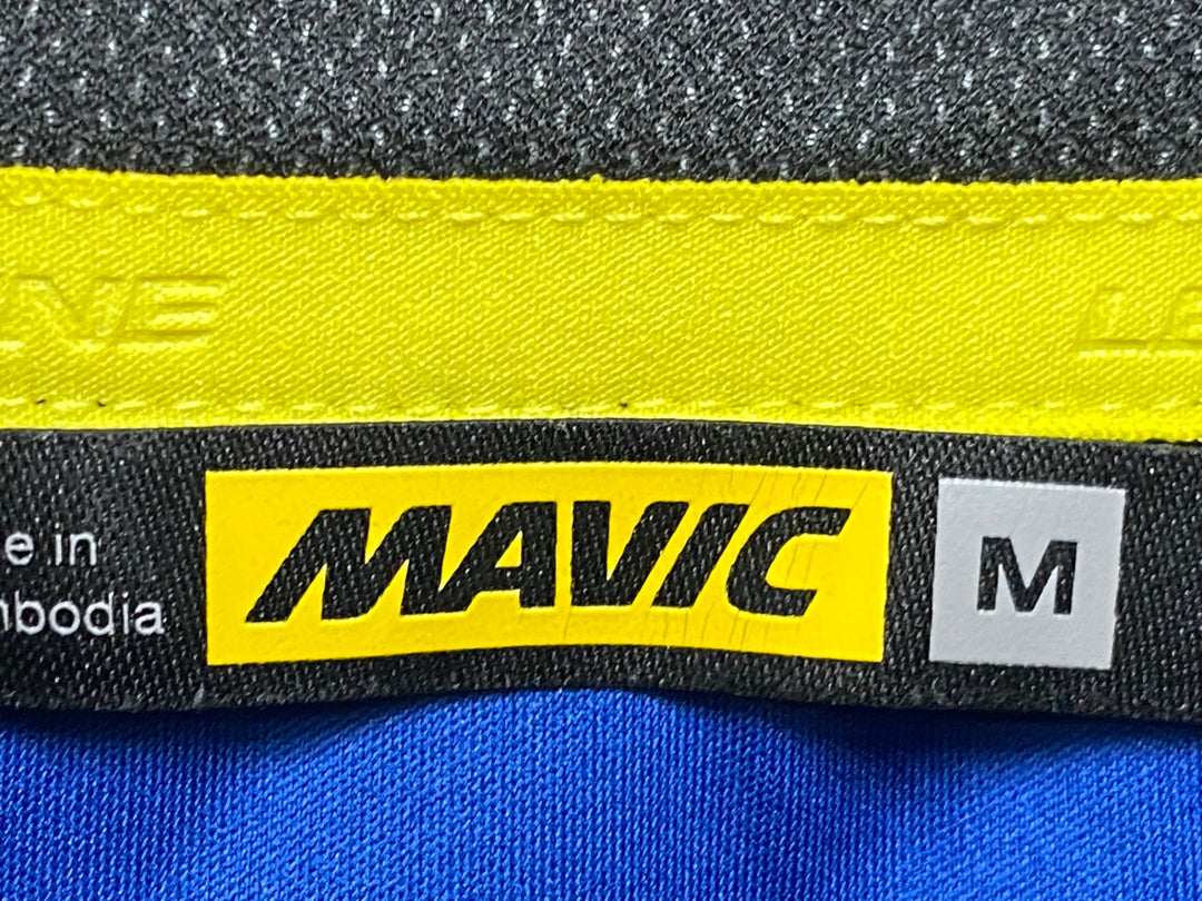 JW169 マヴィック MAVIC 半袖 サイクルジャージ 黒青 M