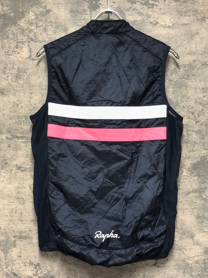 KN769 ラファ Rapha BREVET INSULATED GILET ジレ サイクルベスト 紺 M