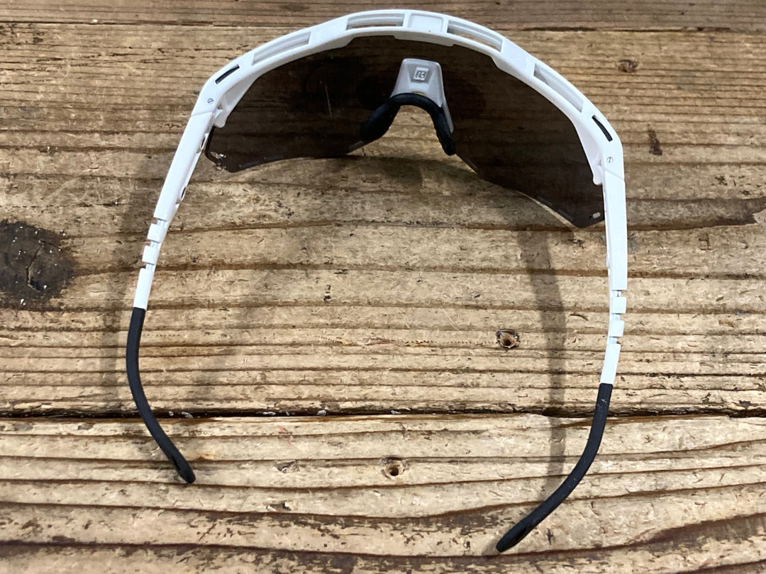 KP307 シーコン SCICON AEROSHADE XL SL2508/SILVER XL サングラス アイウェア 白 ※汚れ