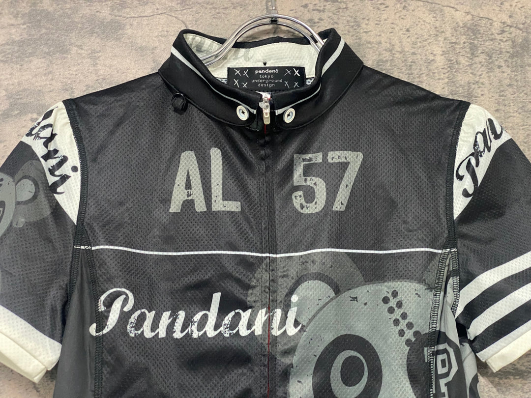 KK011 パンダーニ Pandani 半袖 サイクルジャージ 黒 L レディース