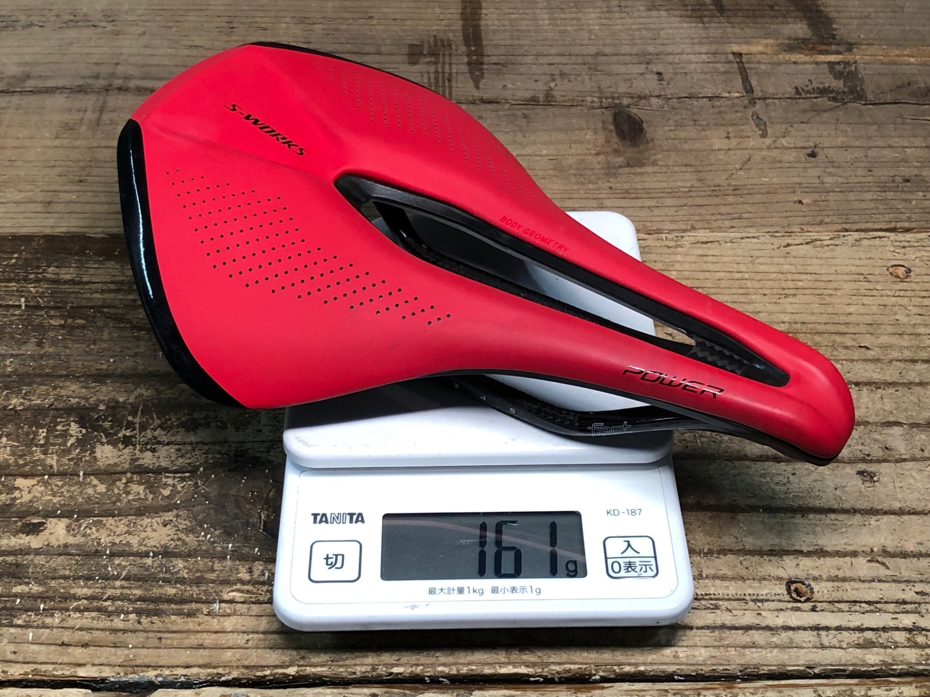 JJ129 スペシャライズド SPECIALIZED S-WORKS POWER サドル 赤 155mm