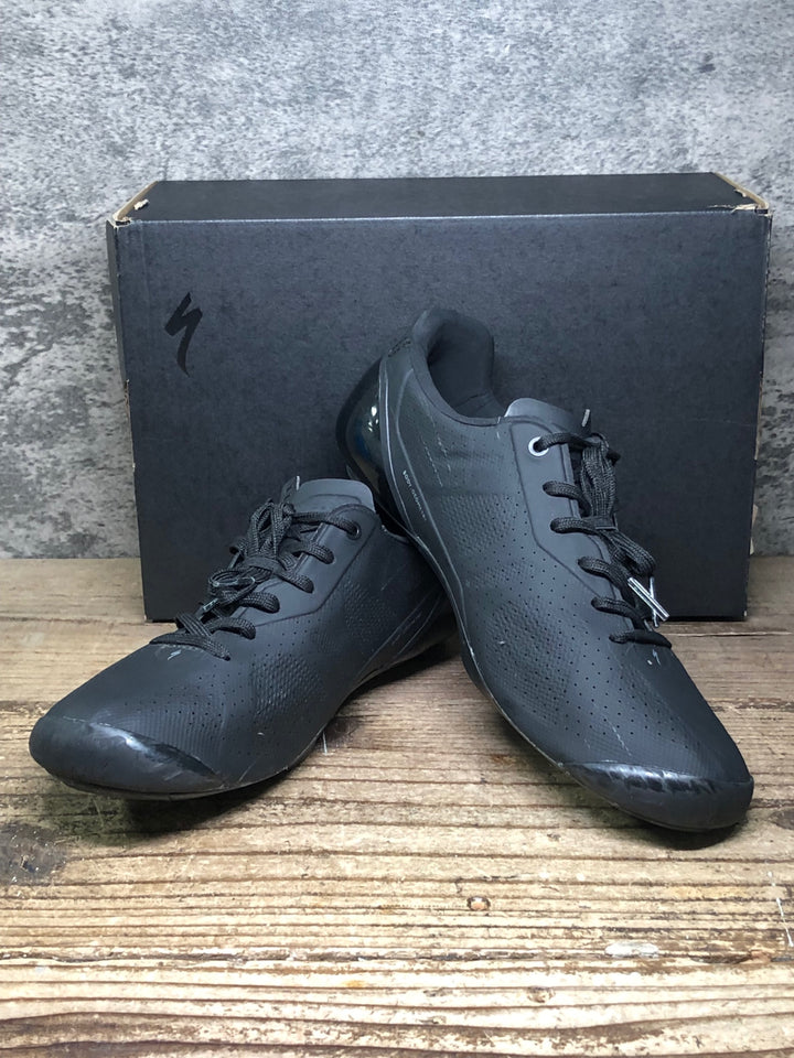 JM763 スペシャライズド SPECIALIZED S-WORKS TORCH LACE ビンディングシューズ 3穴 黒 EU39 ※ガリ傷