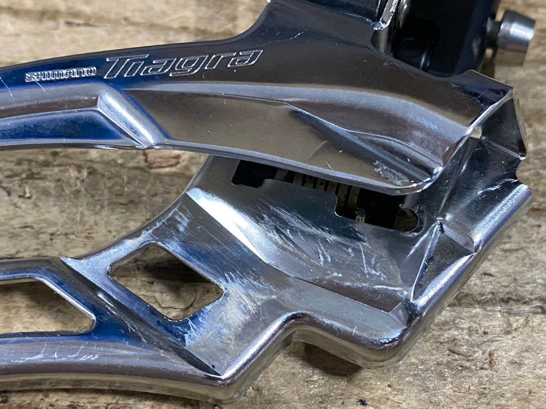 JP015 シマノ SHIMANO ティアグラ Tiagra FD-4703 フロントディレイラー 直付 3S ※座金欠品