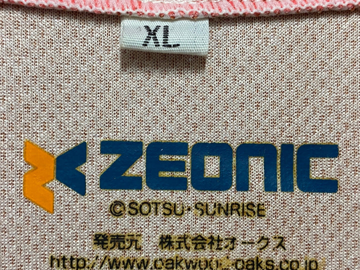 JQ008 ZEONIC 半袖 サイクルジャージ 赤 XL 機動戦士ガンダム ジオニック シャア専用