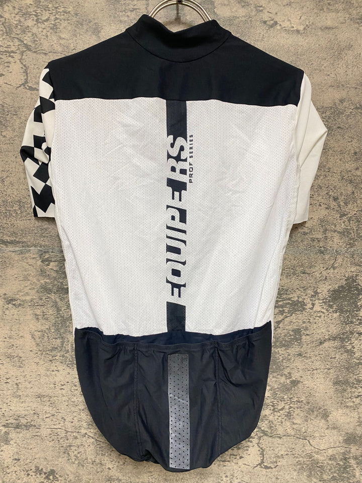 KB491 アソス ASSOS EQUIPE RS Aero SS Jersey 半袖 サイクルジャージ 白黒 S