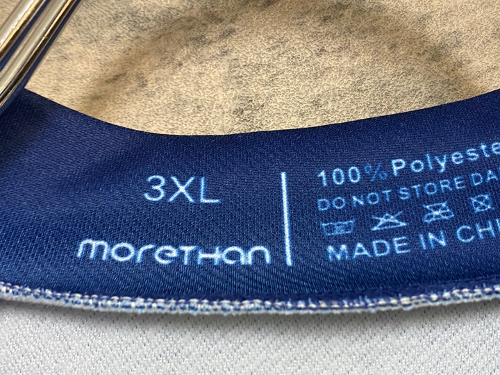 KN294 モーゼン morethan 長袖 サイクルジャージ 紺 3XL 裏起毛