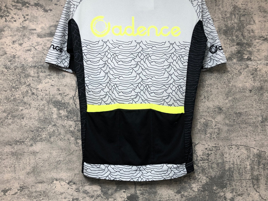 JW698 ケイデンス Cadence 半袖 サイクルジャージ グレー 黒 S