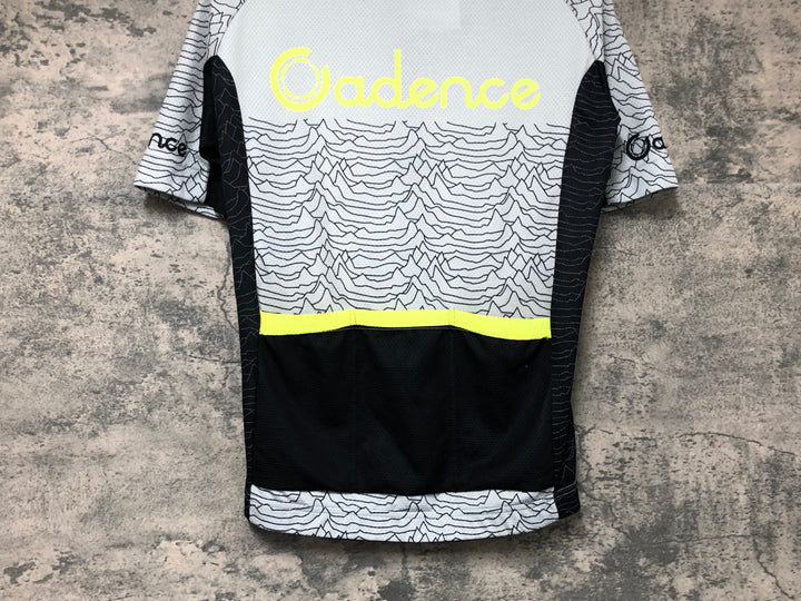 JW698 ケイデンス Cadence 半袖 サイクルジャージ グレー 黒 S