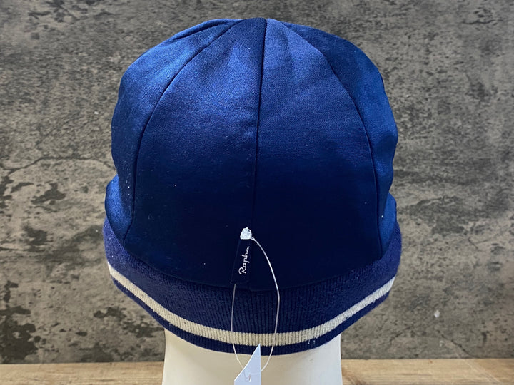 KB444 ラファ Rapha サイクルキャップ 紺 厚手