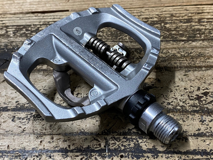 JX057 シマノ SHIMANO PD-A530 ビンディングペダル SPD 片面フラット シルバー