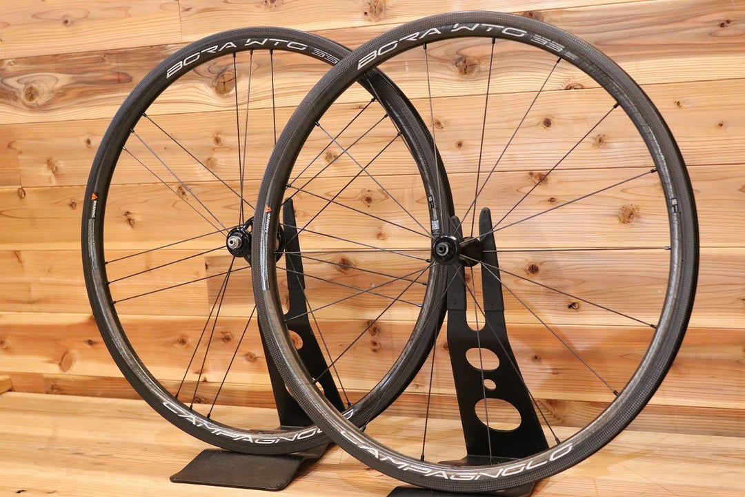 カンパニョーロ CAMPAGNOLO ボーラ BORA WTO 33 RIM AC3 シマノ 11S/12S 19C カーボン チューブレス ホイールセット 【広島店】