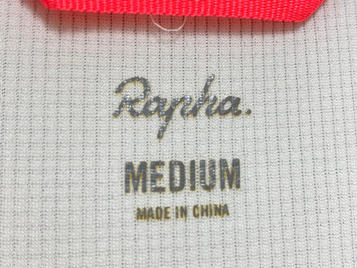 KJ278 ラファ Rapha BREVET LIGHTWEIGHT JERSEY 半袖 サイクルジャージ 白 M