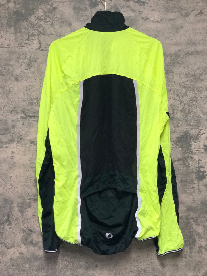 KL019 パールイズミ PEARL iZUMi 長袖 ウィンドブレーカー 蛍光 黃 黒 XL