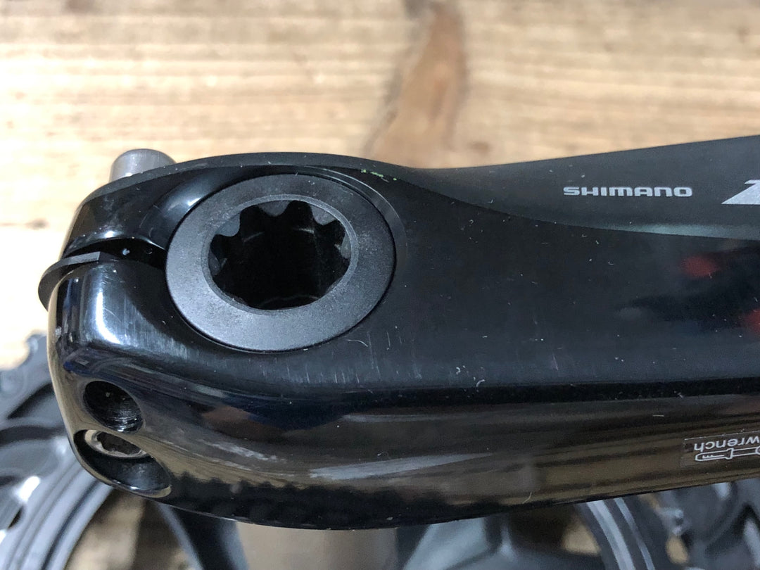 JW346 シマノ SHIMANO 105 FC-R7000 クランクセット 170mm 50/34T 4iiii PRECISION ※チェーンリングジャンク