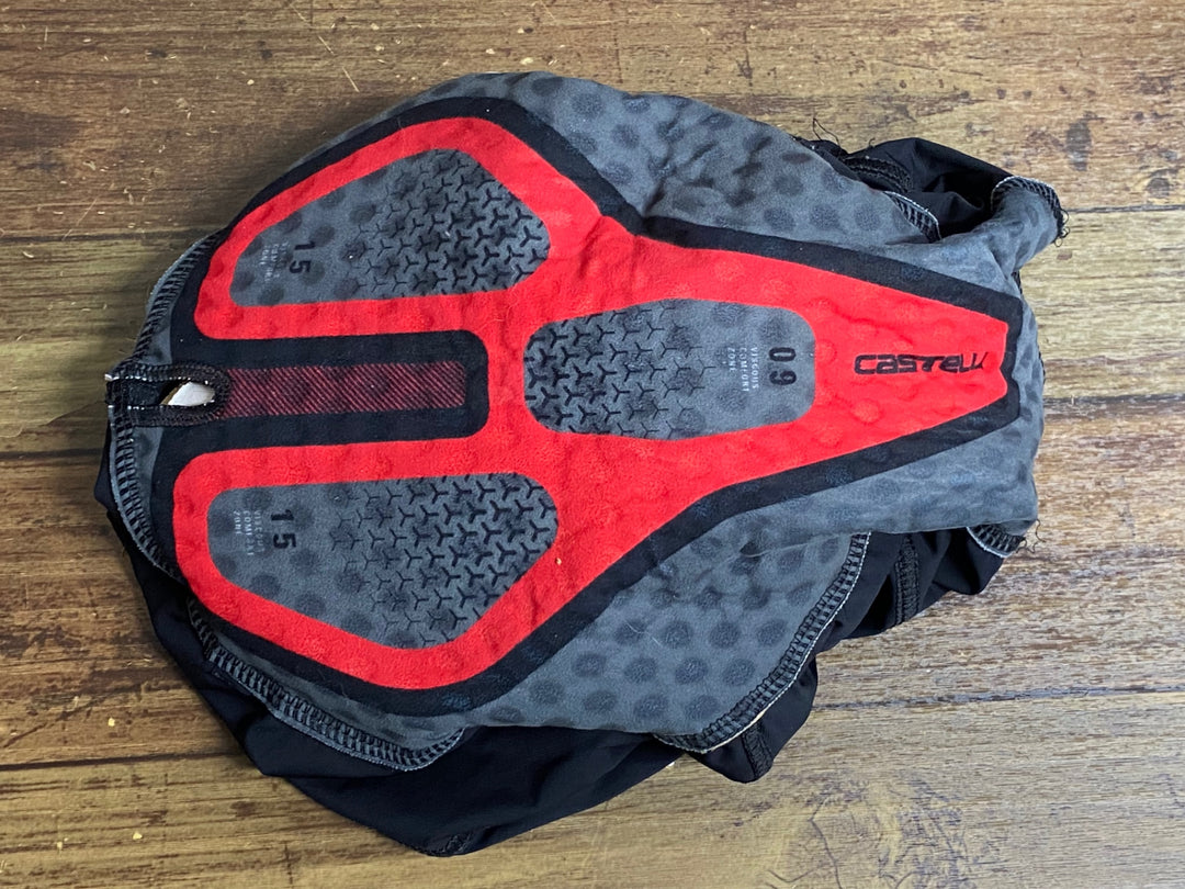 KG033 カステリ CASTELLI ビブショーツ 黒 L ※タグカット
