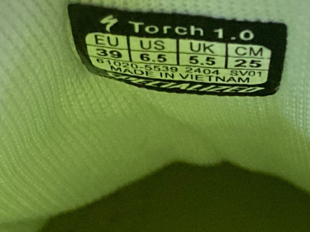 KL074 スペシャライズド SPECIALIZED Torch 1.0 BG BOA ビンディングシューズ 白 EU39