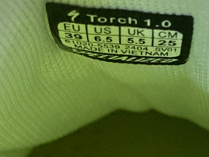 KL074 スペシャライズド SPECIALIZED Torch 1.0 BG BOA ビンディングシューズ 白 EU39