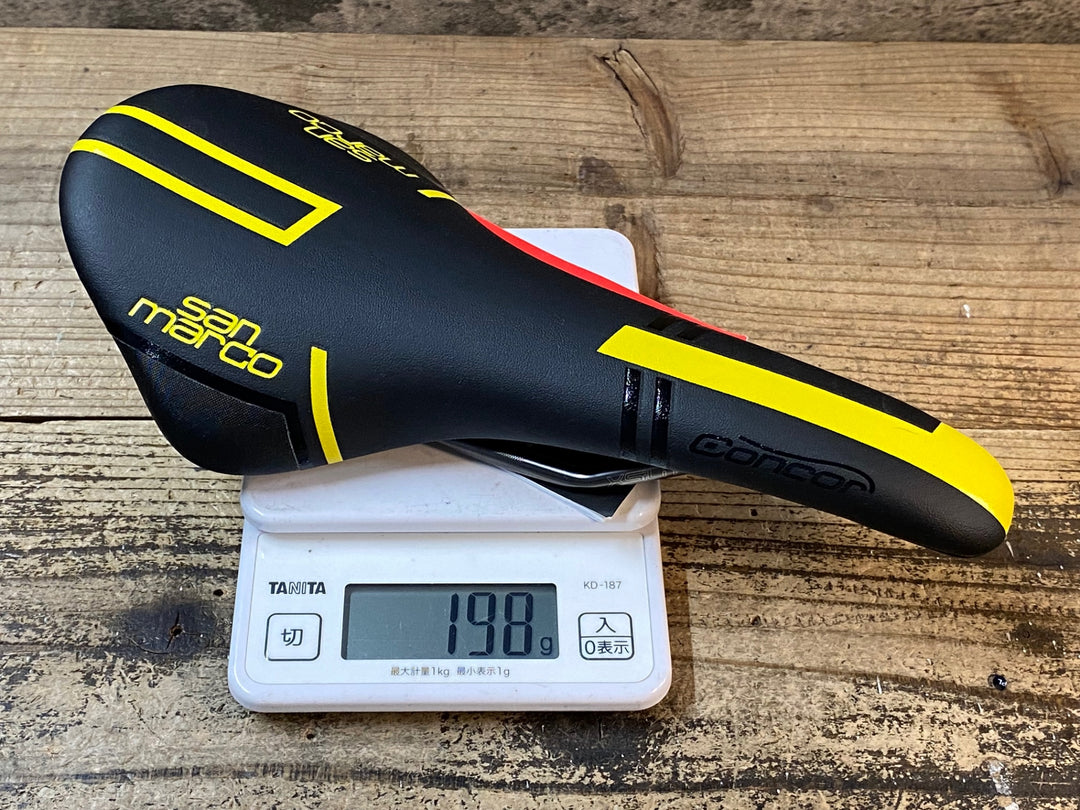 JR311 san marco CONCOR RACiNG サドル NARROW XSiLiTE レール 黒黄