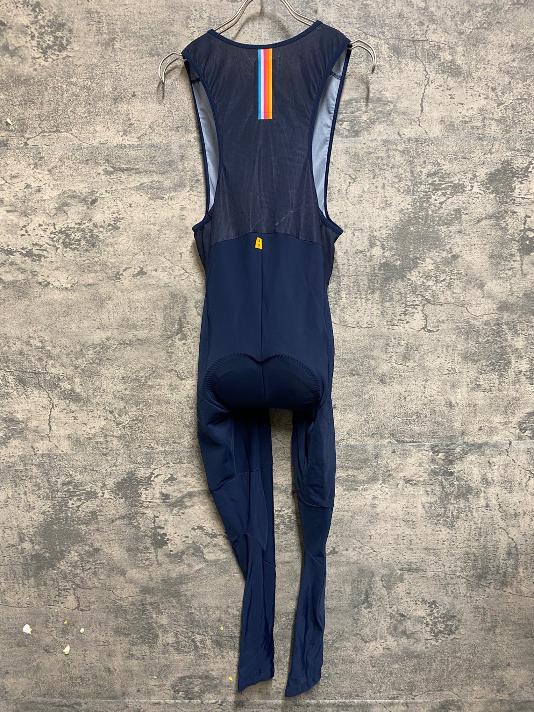 KD787 プッシュハード PUSH HARD ビブタイツ 紺 M 裏起毛 ※パッド部擦れあり