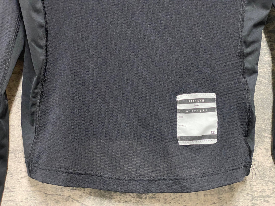 KC837 ラファ Rapha PRO TEAM 長袖 ベースレイヤー 黒 XS