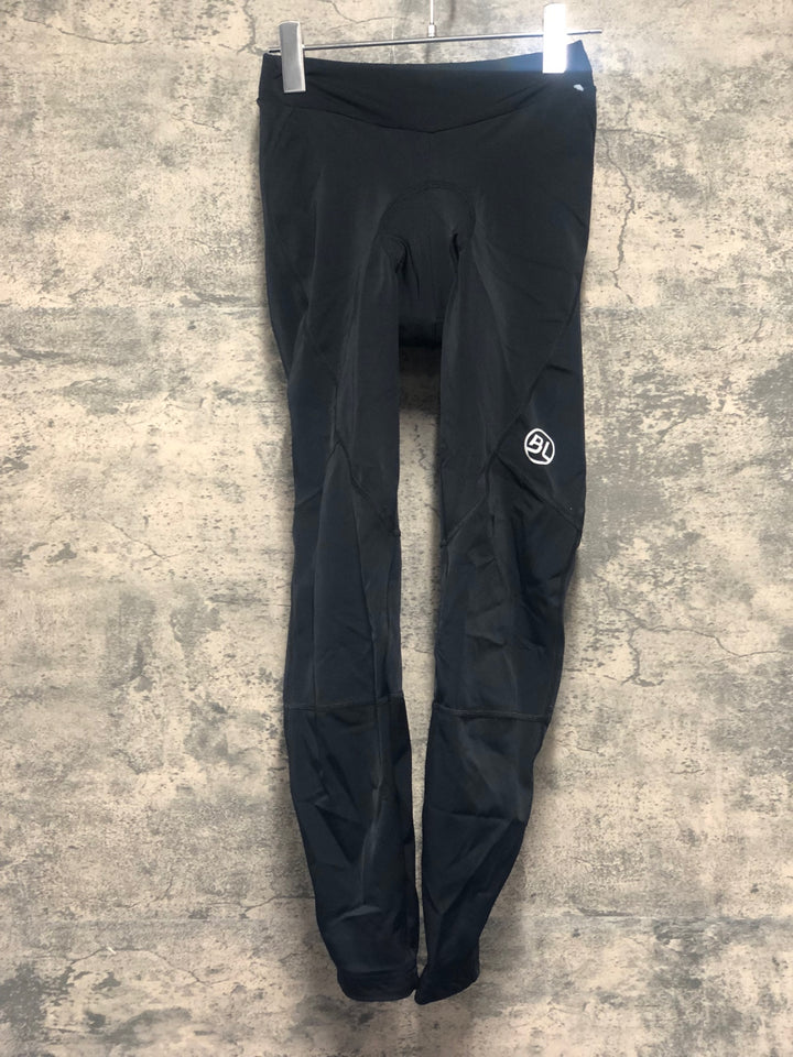 KH383 BL バイシクルライン レーサータイツ M 黒
