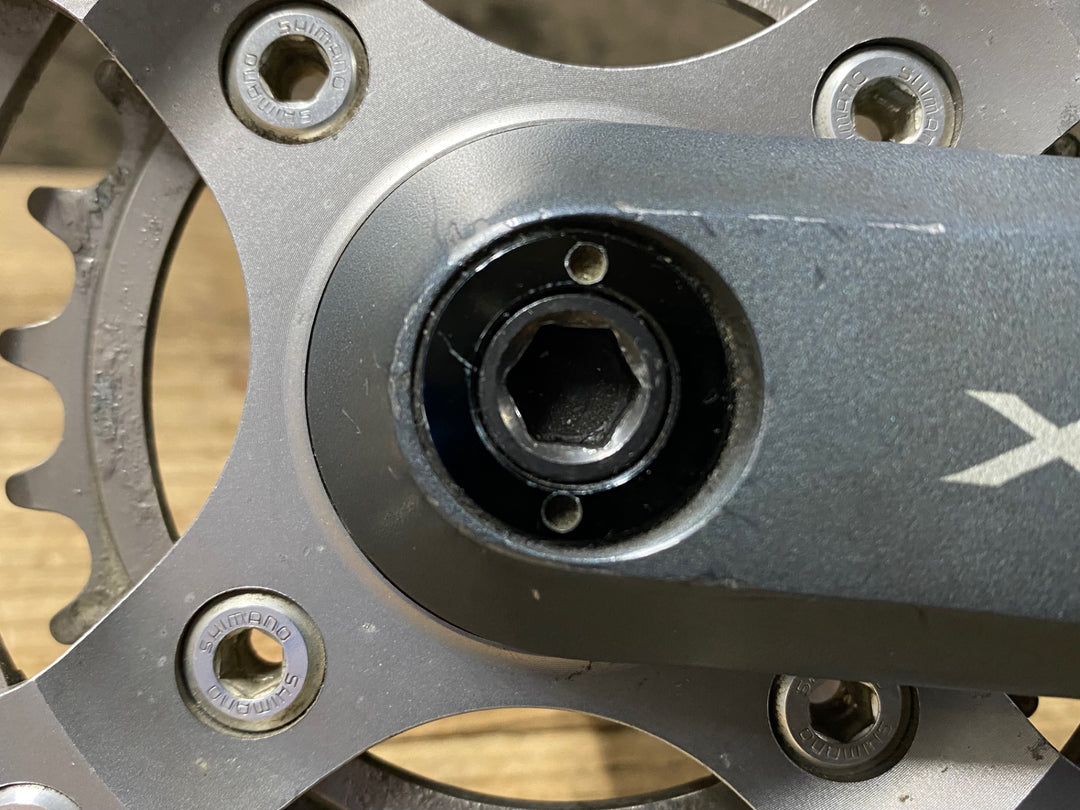 JK484 シマノ SHIMANO XTR FC-M952 クランクセット 175mm 46-36-24T 3x9S オクタリンクBB付属