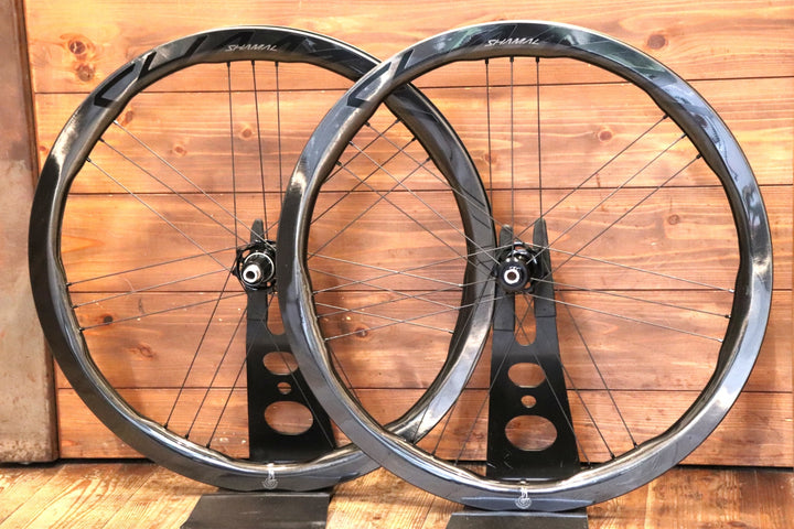 カンパニョーロ CAMPAGNOLO シャマル SHAMAL DUAL PROFILE カーボン チューブレス ホイールセット シマノ11S/12S 【東京南麻布店】