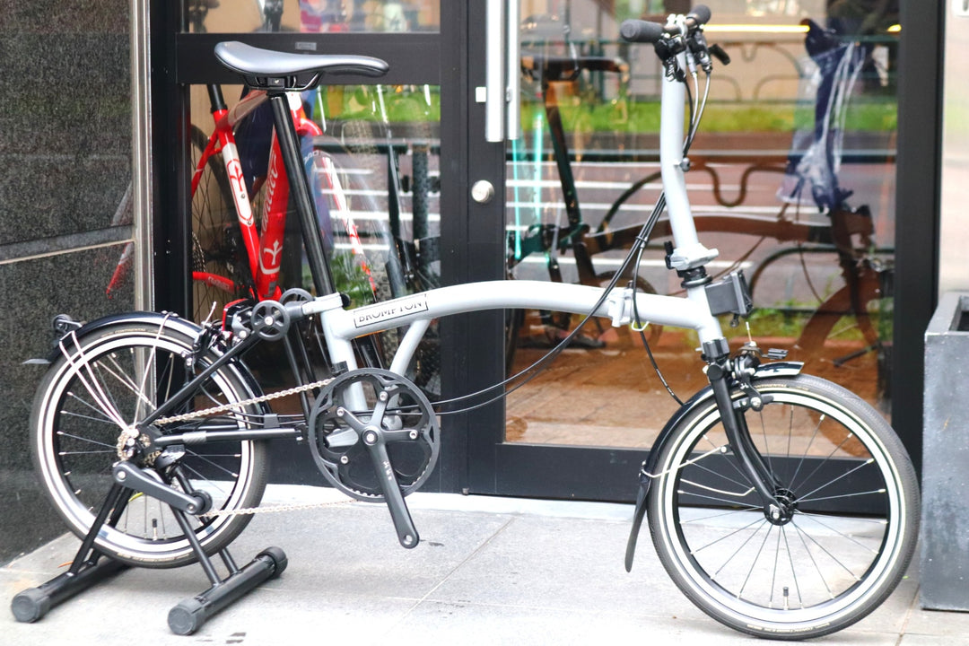 ブロンプトン BROMPTON P LINE URBAN LOW S4L ストームグレー 2022モデル 16インチ 折り畳み ミニベロ フォールディングバイク 【東京南麻布店】