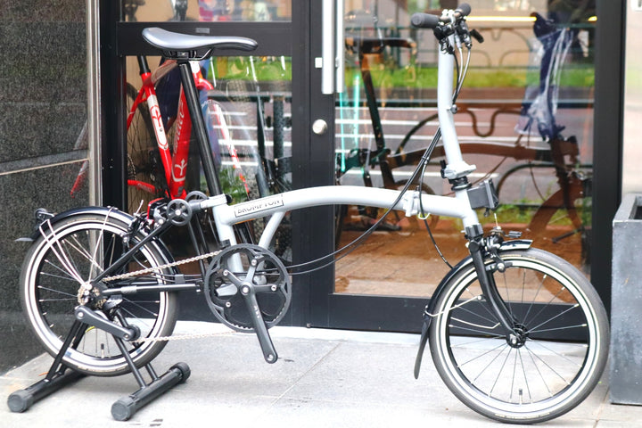 ブロンプトン BROMPTON P LINE URBAN LOW S4L ストームグレー 2022モデル 16インチ 折り畳み ミニベロ フォールディングバイク 【東京南麻布店】
