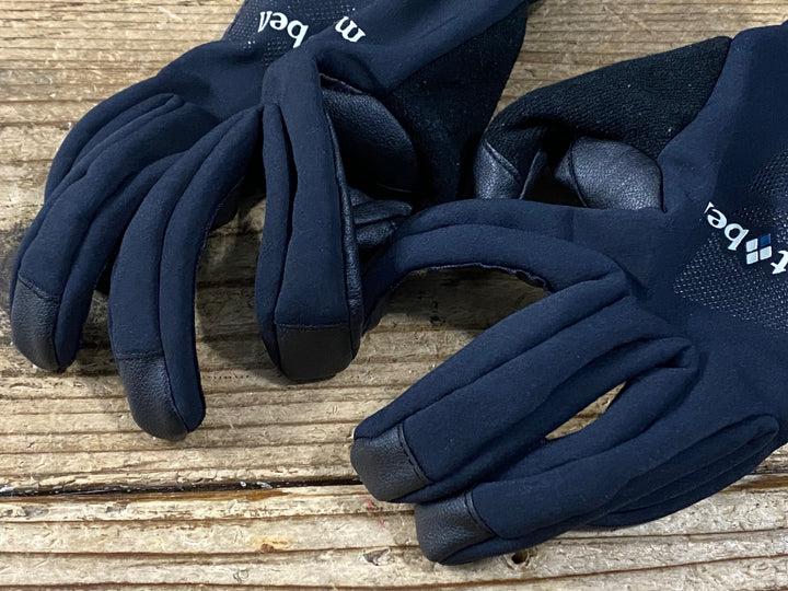 KJ051 モンベル mont-bell 長指 ウィンターグローブ 黒 M 裏起毛 GORE TEX INFINIUM