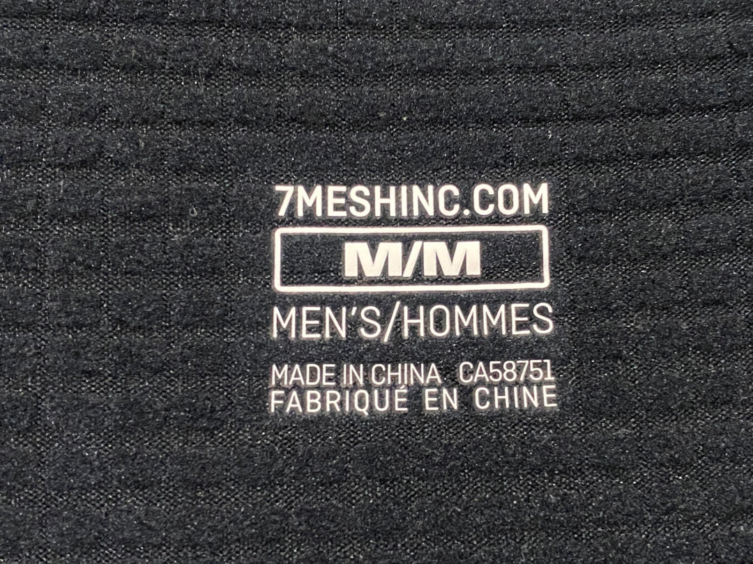 KN644 セブンメッシュ 7MESH 長袖 サイクルジャージ 黒 M 裏起毛