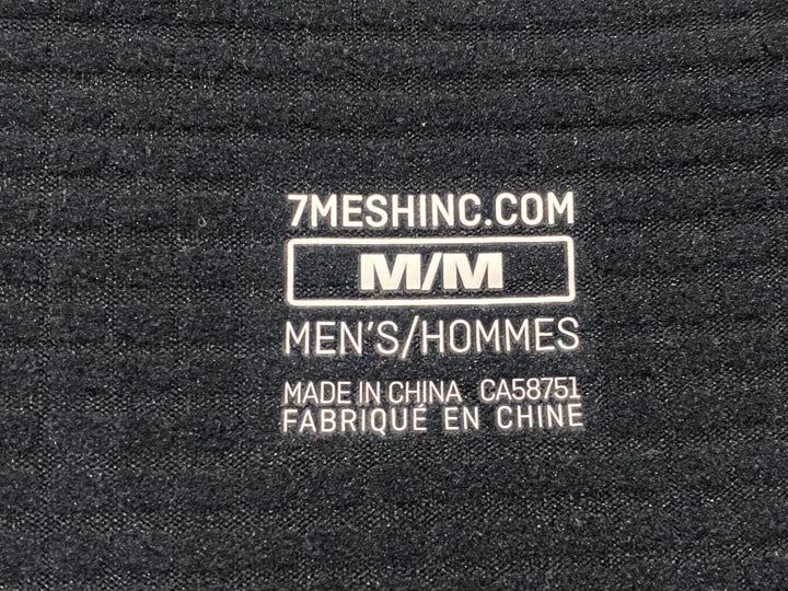 KN644 セブンメッシュ 7MESH 長袖 サイクルジャージ 黒 M 裏起毛