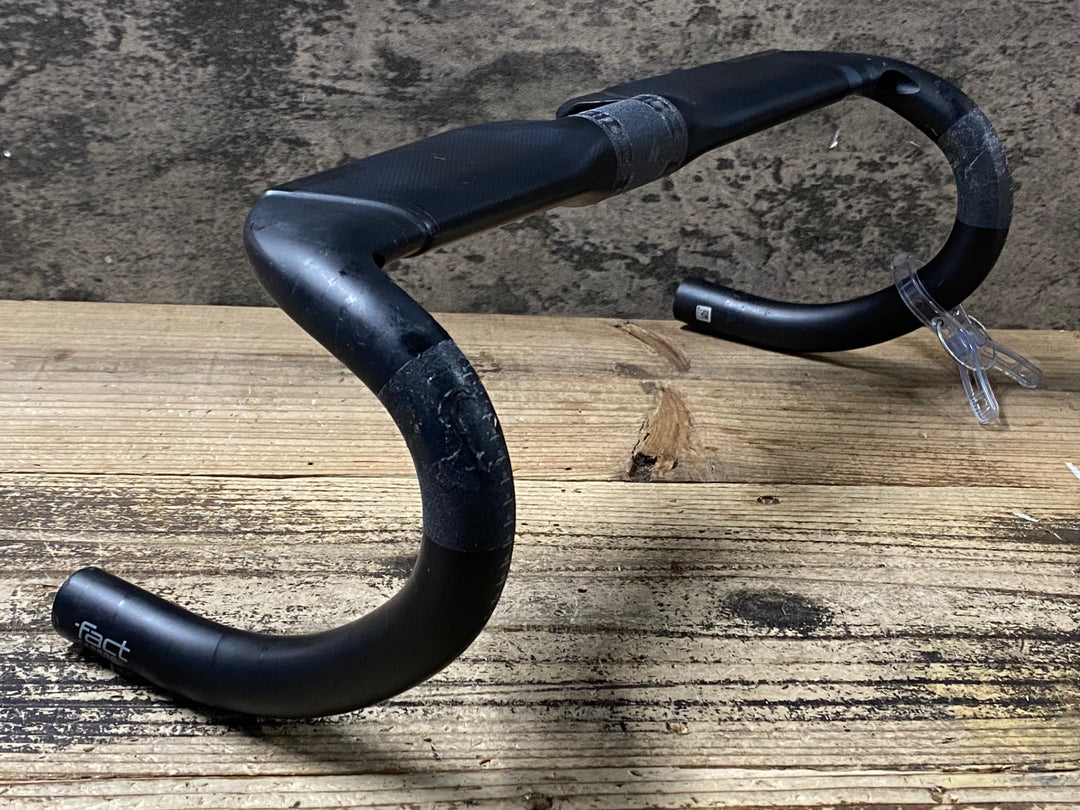 JT347 スペシャライズド SPECIALIZED S-WORKS AEROFLYⅡ カーボン ドロップハンドル ブラケット部C-C 400mm ※クランプ凹み ジャンク