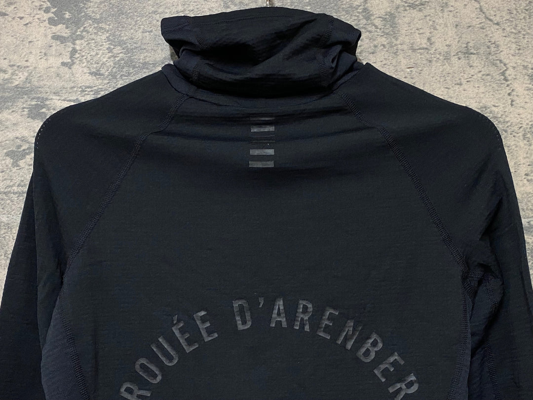 KB001 ラファ Rapha PRO TEAM THERMAL BASE LAYER LONG SLEEVE 長袖 ベースレイヤー 黒 XS 裏起毛