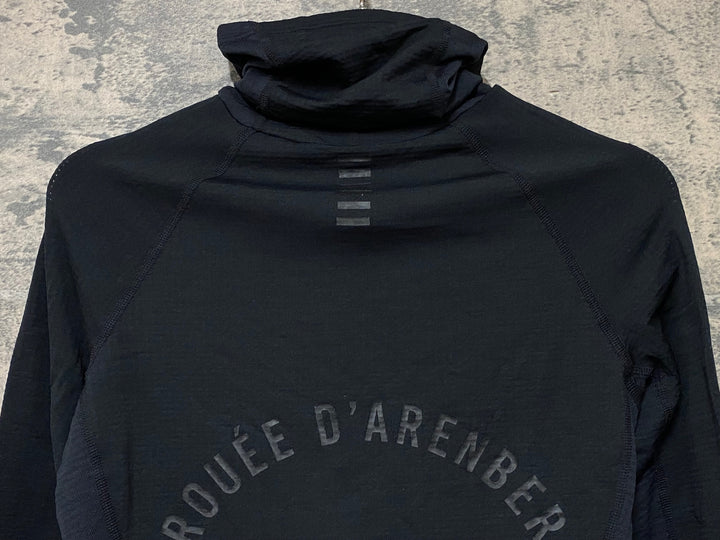 KB001 ラファ Rapha PRO TEAM THERMAL BASE LAYER LONG SLEEVE 長袖 ベースレイヤー 黒 XS 裏起毛