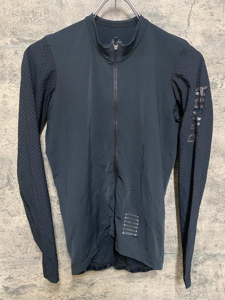 JZ494 ラファ RAPHA PRO TEAM LS AERO JERSEY 長袖 サイクルジャージ M 黒