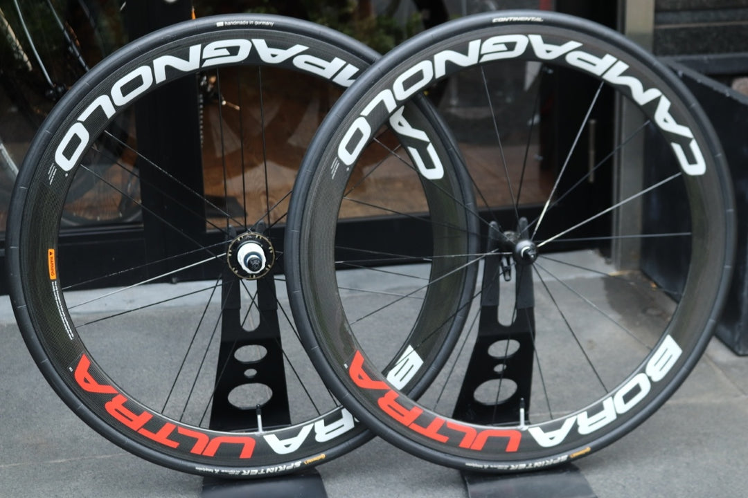 カンパニョーロ CAMPAGNOLO ボーラ BORA ULTRA カーボン チューブラー ホイールセット シマノ12/11S 【東京南麻布店】