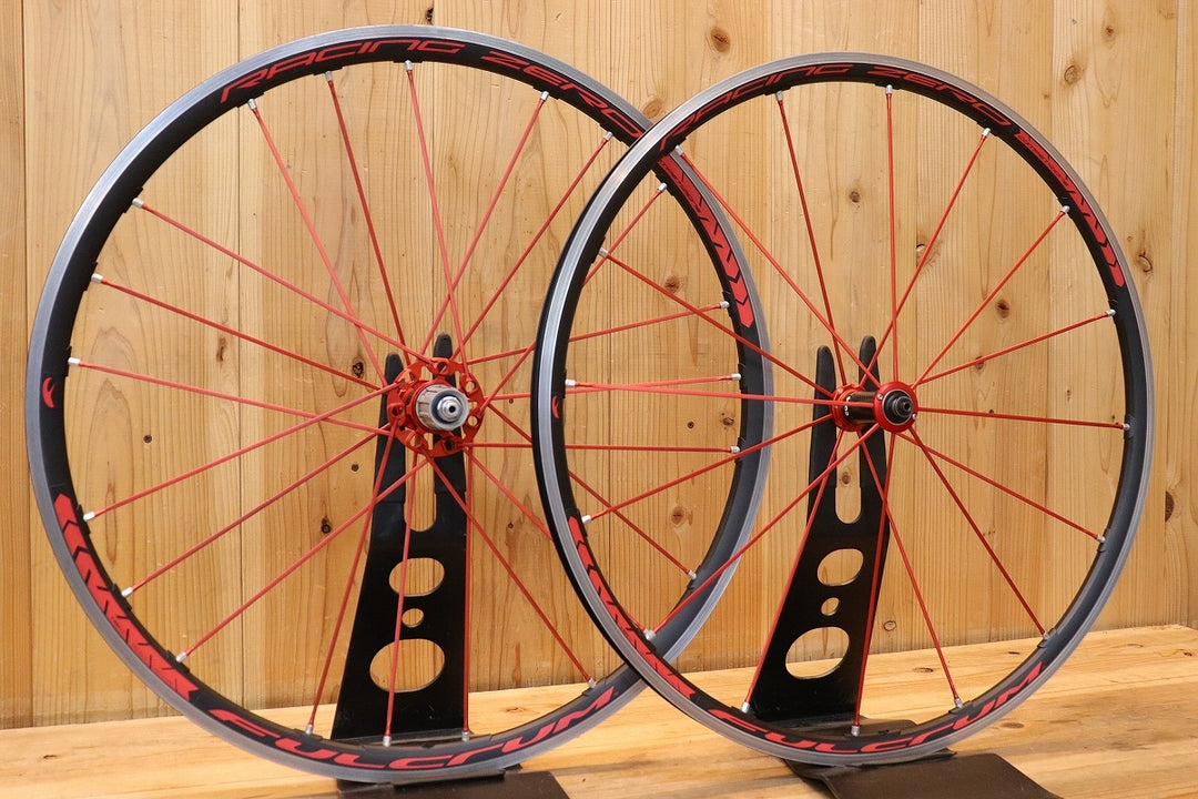 フルクラム FULCRUM レーシング ゼロ RACING ZERO COMPETIZIONE RED CUSTUM アルミ チューブレス ホイールセット シマノ 11S/12S 【芦屋店】
