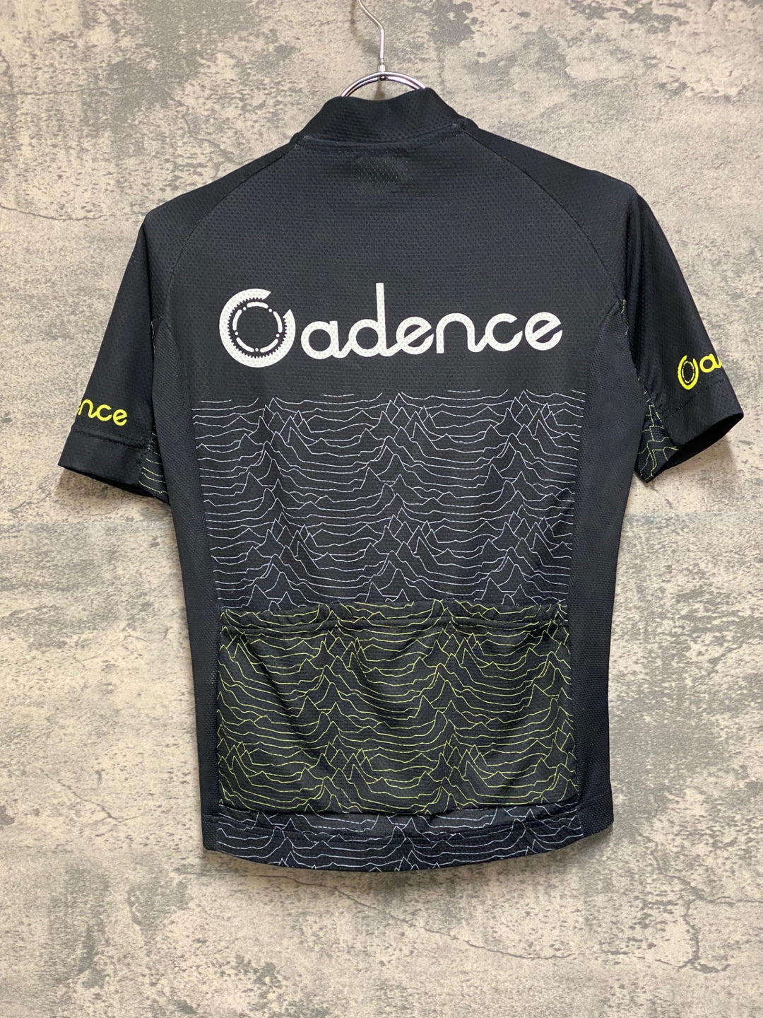 JQ512 ケイデンス Cadence RACE FIT 半袖サイクルジャージ 黒 XS